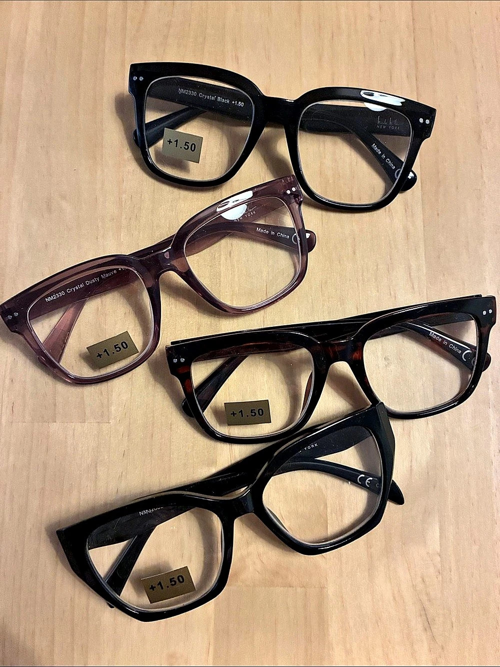Nicole Miller Lot of 4 Readers Glasses +1.50 NWOT!